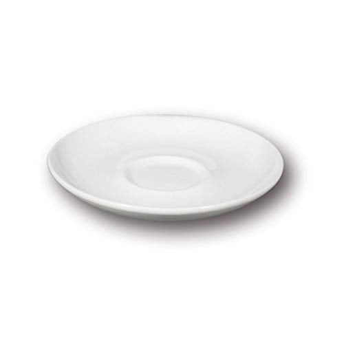 Tasse à expresso et sa soucoupe 1 personne porcelaine blanche